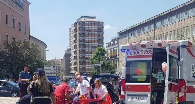 Carabiniere ferito da un colpo pistola