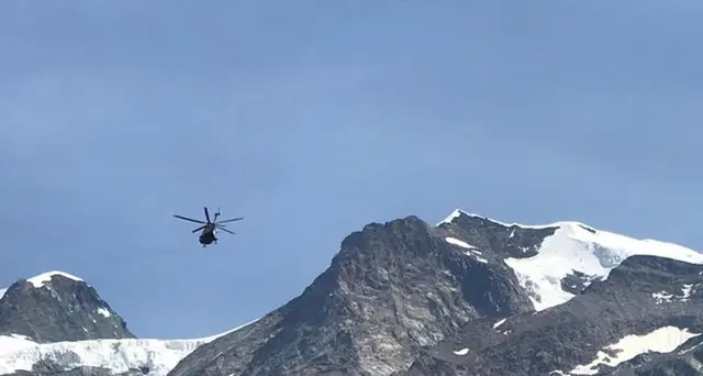 Scivola sul Monte rosa, salvato