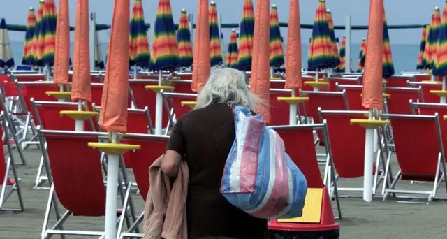 Giù le presenze in spiaggia, fino a -25%