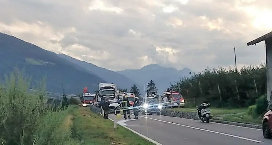 Scontro frontale a Naturno Muore motociclista 44enne