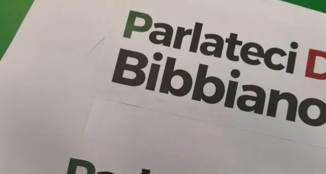 Adesivi 'Parlateci di Bibbiano' sede Pd