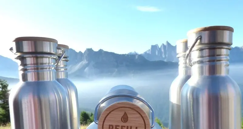 Plose, i rifugi eliminano le bottiglie di plastica