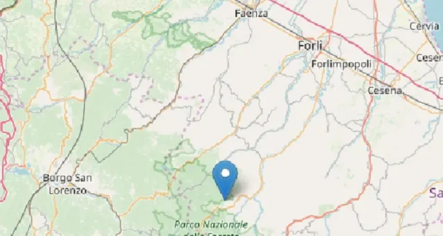 Sisma magnitudo 3.6 in provincia Forlì