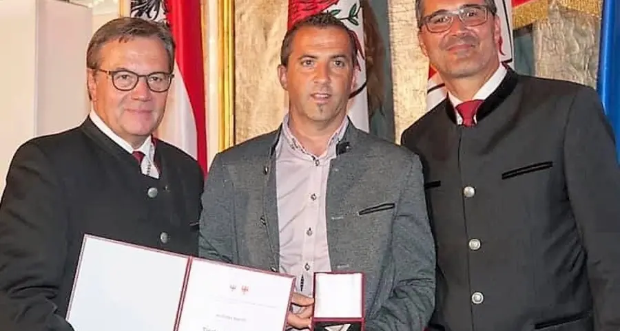 Andreas Marth, il coraggio nel rogo vale una medaglia