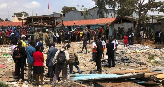 Crolla scuola a Nairobi, morti 7 bambini
