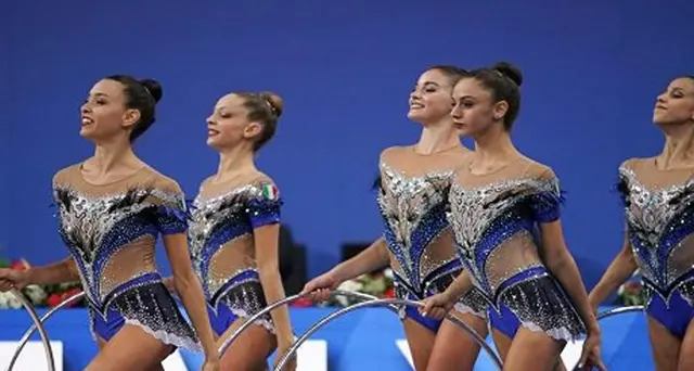 Ginnastica sfila ai Fori Imperiali Roma