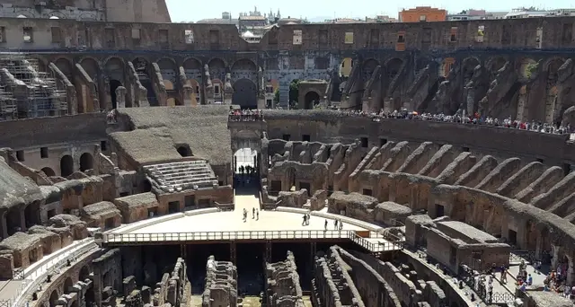 Colosseo, procedono i lavori per l'arena