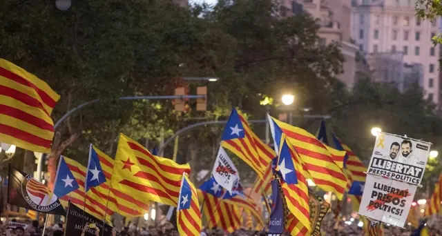 Grande marcia separatisti a Barcellona
