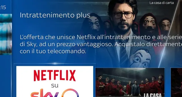 Sky e Netflix, dal 9/10 la partnership