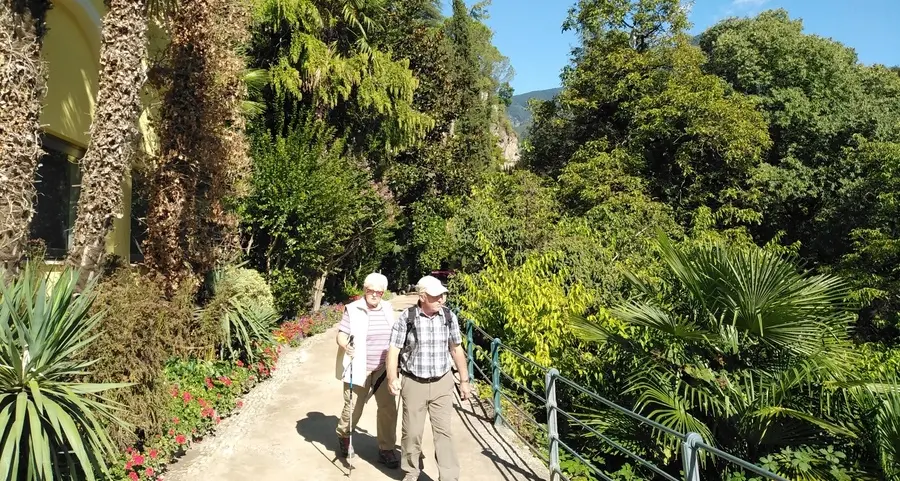 Sulla passeggiata Gilf a lezione di benessere