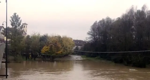 Livello Po salito di 3,5 metri in 24 ore