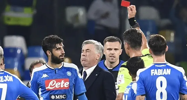 Squalifica Ancelotti, ricorso del Napoli