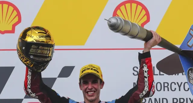 Alex Marquez campione del mondo in Moto2
