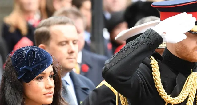 Kate, William, Meghan,Harry ad un evento