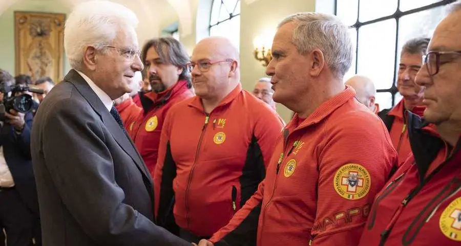 Mattarella ringrazia il Soccorso alpino Cnsas
