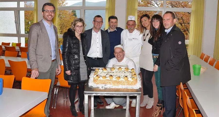 Il saluto al cuoco-volontario