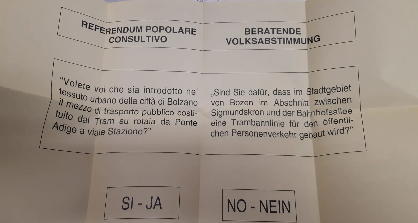 Tram, si vota oggi dalle 7 alle 22