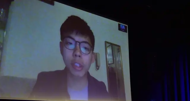 Joshua Wong, Cina esporta censura