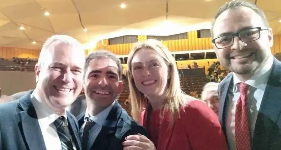 La delegazione FdI a Bologna incontra Giorgia Meloni