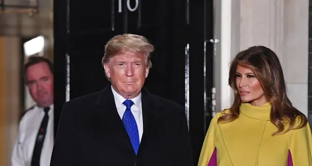 Trump e Melania da Carlo e Camilla