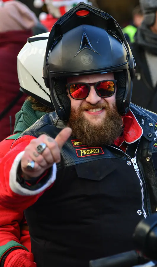 Sabato Babbi Natale in moto Beneficenza sulle due ruote