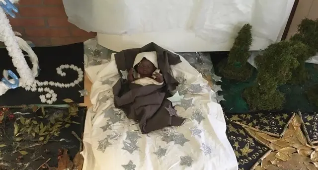 Gesù Bambino nero in presepe, polemica