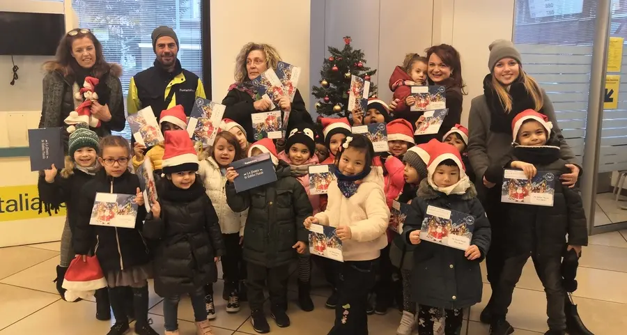 Le letterine a Babbo Natale dei bimbi del «Biancaneve»