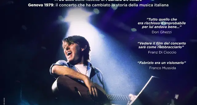 De Andrè-Pfm, si farà un film da storico concerto ritrovato