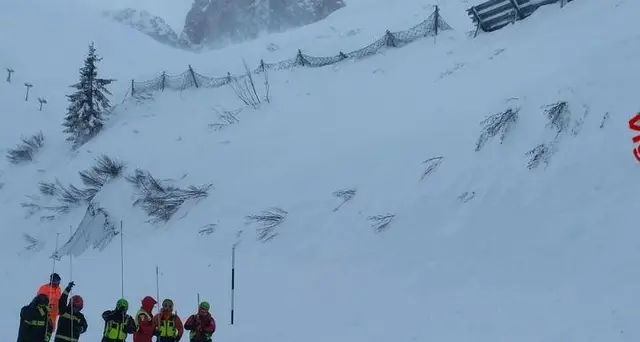 Su Dolomiti pericolo valanghe marcato