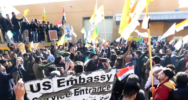 Assediata ambasciata Usa a Baghdad