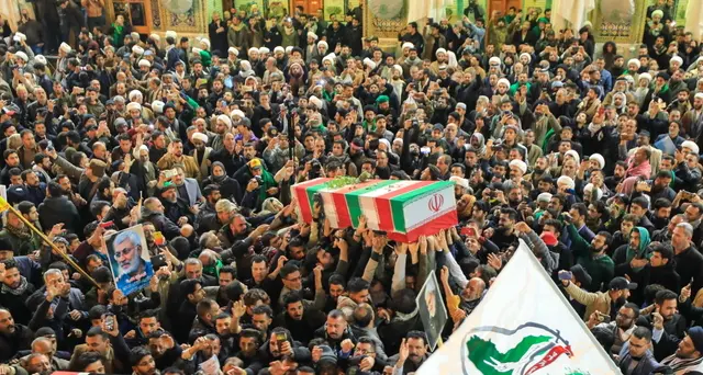 Soleimani, marea umana ai funerali