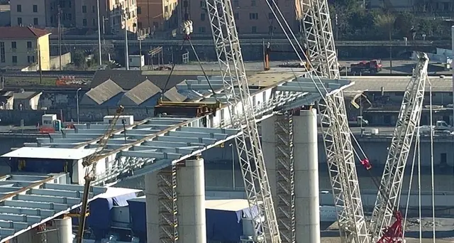 Ponte, concluso 'varo' sesto impalcato