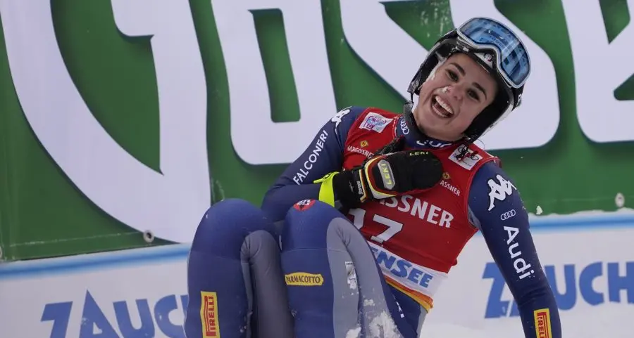 Nicol Delago sale sul podio ad Altenmarkt: è seconda in discesa dietro alla Suter