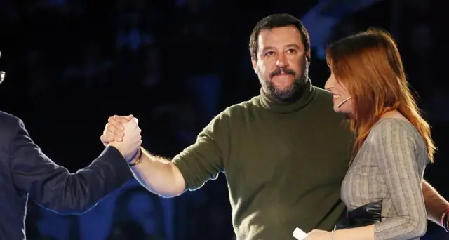Salvini, se vinciamo in Emilia via Conte