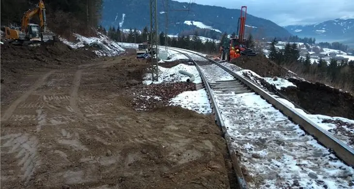 Ferrovia della Pusteria, i lavori procedono a pieno ritmo