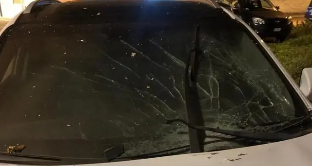 Ordigno su auto tecnico Andria calcio