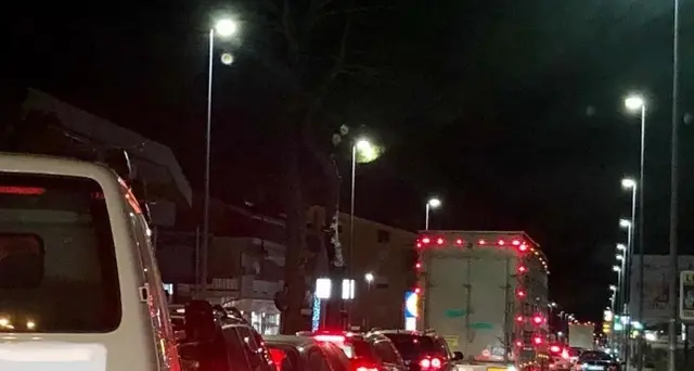 A14, Tir incolonnati, 6 km di coda