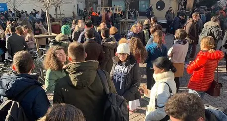 Bolzano, falso allarme incendio all'Università