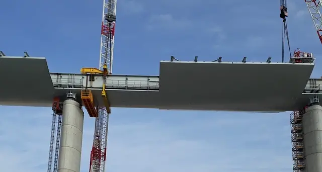 Varato il settimo impalcato Ponte