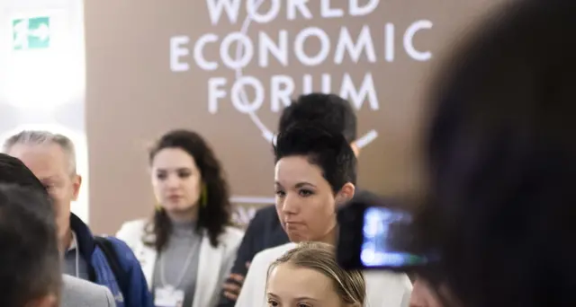 Greta a Davos, ignorate le richieste sul clima