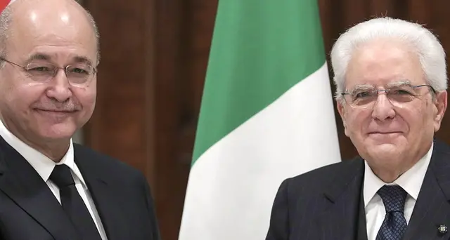 Mattarella riceve presidente Iraq, Salih
