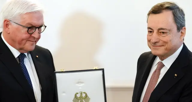 A Draghi croce al merito in Germania