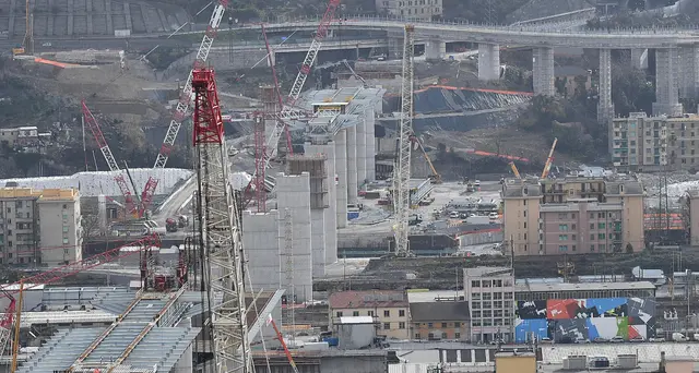 Ponte, in quota la prima maxi trave