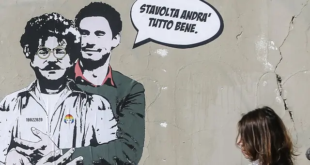 Rimosso murales Ziky-Regeni a Roma