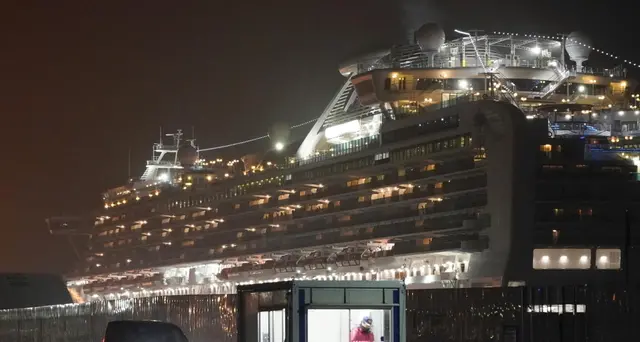 Domani sbarco sani da Diamond Princess