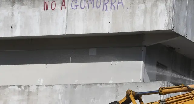 Scampia,al via demolizione Vele \"Gomorra