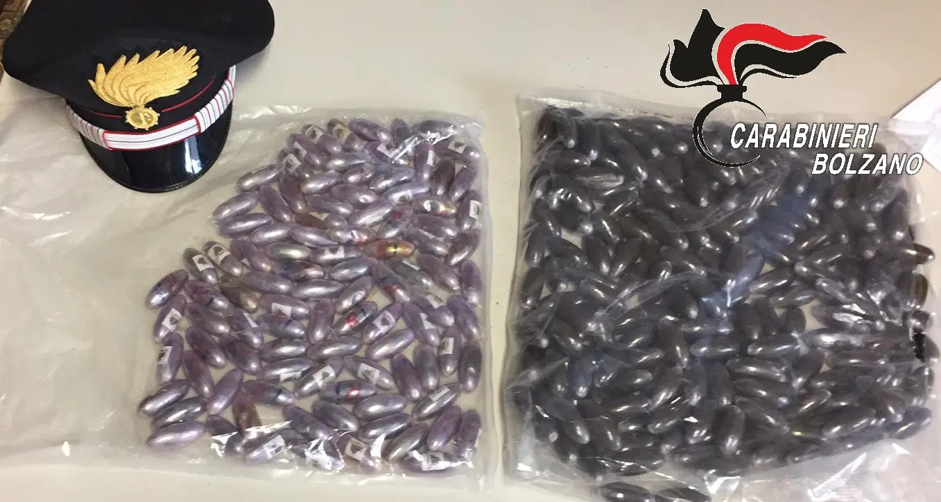 Scoperto con 3,5 kg di hashish, in manette un 35enne di Laives