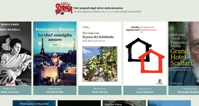 Strega, 54 i titoli candidati all'edizione 2020