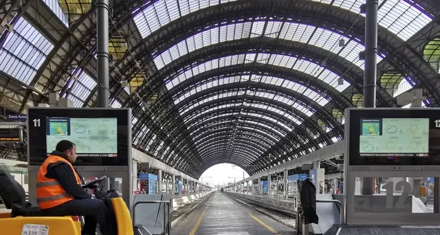 In Centrale a Milano poche partenze