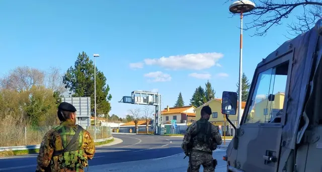 Controlli militari a confine Slovenia